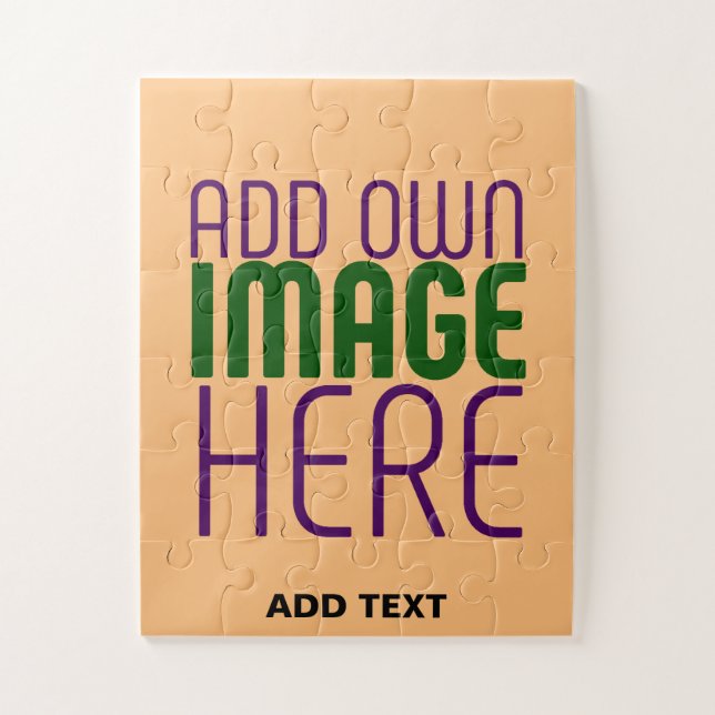 MODERNE EDITABLE PEACH ORANGE IMAGE TEMPLATE (Vertikal)