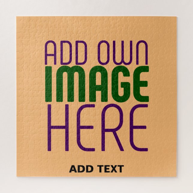 MODERNE EDITABLE PEACH ORANGE IMAGE TEMPLATE (Vertikal)