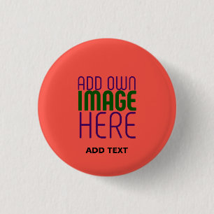 MODERNE EDITABLE RED ORANGE IMAGE TEMPLATE BUTTON