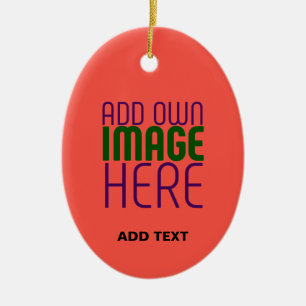 MODERNE EDITABLE RED ORANGE IMAGE TEMPLATE KERAMIK ORNAMENT