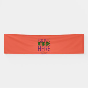 MODERNE EDITABLE TOMATO RED IMAGE TEXT TEMPLATE BANNER