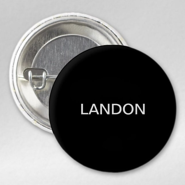 Moderne editierbare Text | Schwarz & Weiß Button (Von Creator hochgeladen)