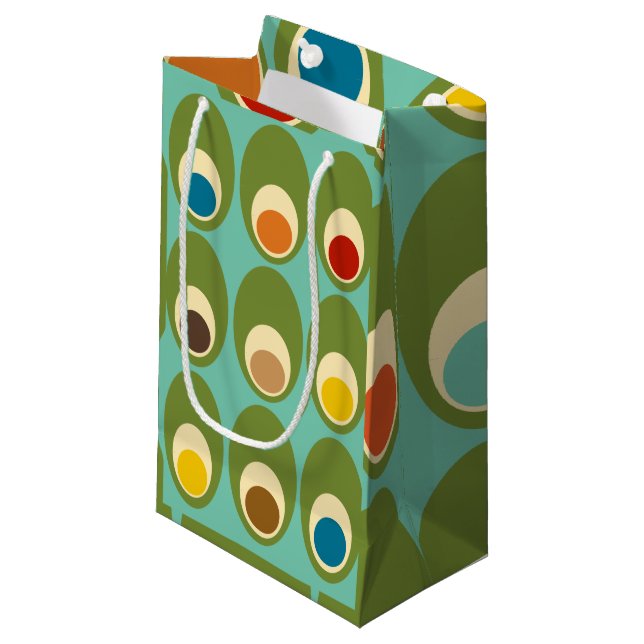 Moderne Eier aus dem Mittelalter Kleine Geschenktüte (Vorderseite Schrägansicht)