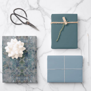 Moderne, eine Art Abstrakte Kunst in einer foggisc Geschenkpapier Set