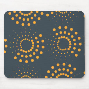 Moderne, einfache, abstrakte geometrische Musterku Mousepad