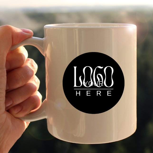 Moderne einfache benutzerdefinierte Firmenlogo-Mar Kaffeetasse (Von Creator hochgeladen)