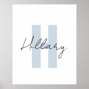 Moderne einfache benutzerdefinierte Personalisiert Poster