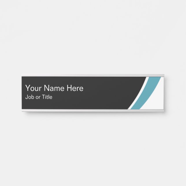Moderne einfache Büro-Führungskraft Türschild (Vorderseite )