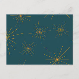 Moderne, einfache, coole, trendige Lichtabstraktio Postkarte