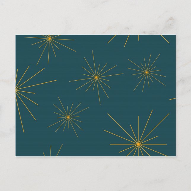 Moderne, einfache, coole, trendige Lichtabstraktio Postkarte (Vorderseite)