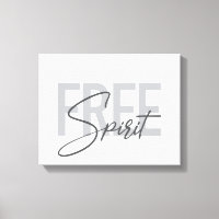 Moderne, einfache, coole Typografie des Freien Gei