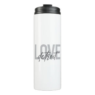 Moderne, einfache, coole, urbane Design Liebe Detr Thermosbecher