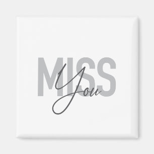 Moderne, einfache, coole urbane Typografie Miss Yo Magnet
