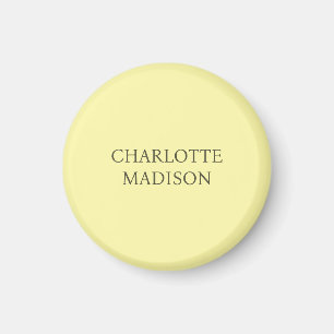 Moderne einfache Creme trendy minimalist schlicht  Magnet