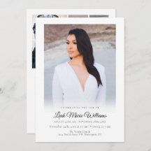 Moderne Einfache Elegante Foto Beerdigung