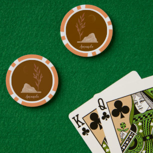 Moderne einfache elegante Geschenke Pokerchips