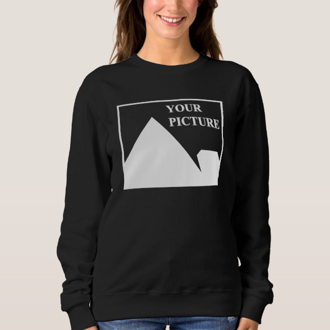 Moderne Einfache Erstellung eines eigenen Hochzeit Sweatshirt (Vorderseite)