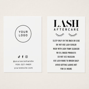 Moderne einfache Eyelash-Erweiterungen Lash Afterc