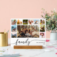 Moderne, einfache FamilienfotoCollage