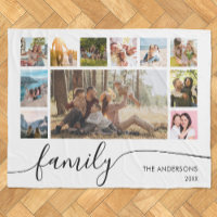 Moderne, einfache FamilienfotoCollage
