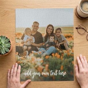 Moderne einfache Familienfotos