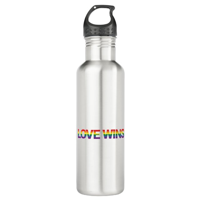 Moderne, einfache, farbenfrohe, lebendige Design-L Edelstahlflasche (Vorderseite)