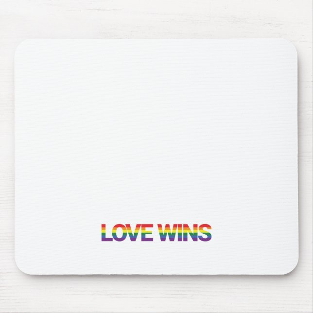 Moderne, einfache, farbenfrohe, lebendige Design-L Mousepad (Vorne)