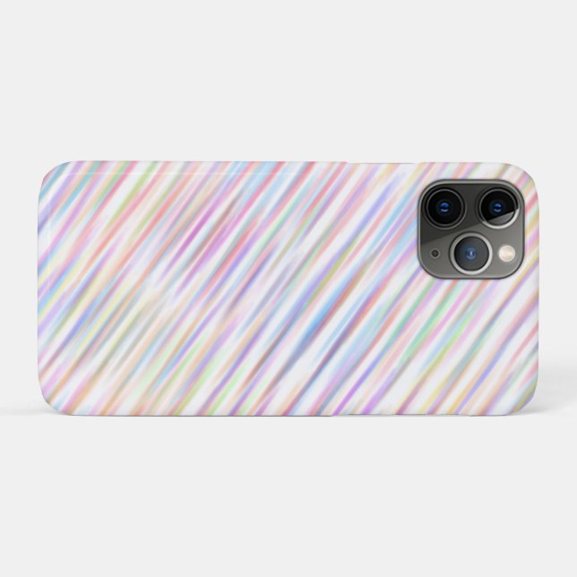 Moderne, einfache, farbenfrohe Streifen Muster Case-Mate iPhone Hülle (Rückseite (Horizontal))