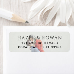 Moderne einfache Foto-Hochzeit