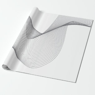 Moderne, einfache, futuristische urbane Wide Illus Geschenkpapier