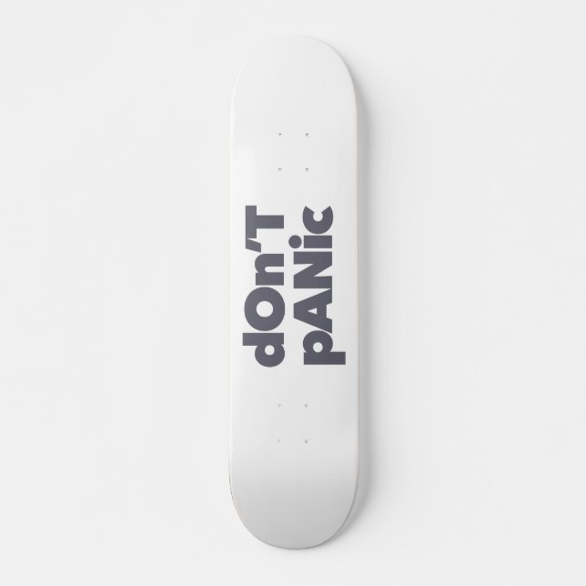 Moderne, einfache, kühn coole Grafik von Don't Pan Skateboard (Vorne)
