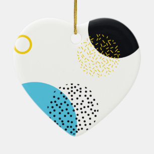 Moderne, einfache, lustige geometrische Kunst im M Keramik Ornament