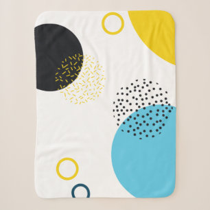 Moderne, einfache, lustige, geometrische Kunst im  Sherpadecke