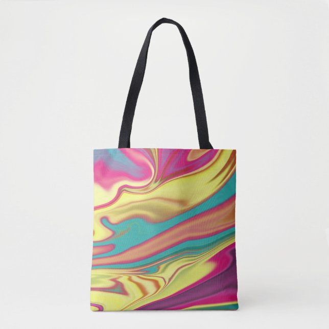 Moderne, einfache Marmorgranitstruktur Flüssigestr Tasche (Vorderseite)
