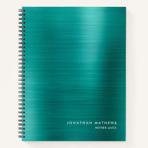 Moderne, einfache Metallic Aquamarin gebürstet