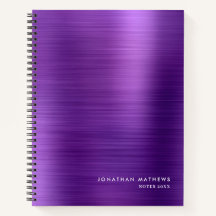 Moderne, einfache Metallic Lila gebürstet