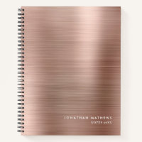 Moderne, einfache Metallic-Rose Gold