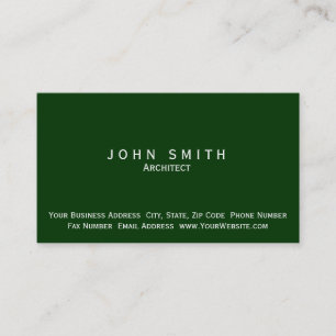 Moderne, einfache Minimal Business Card Visitenkarte