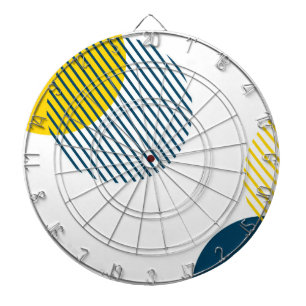 Moderne, einfache, minimale, trendige urbane abstr dartscheibe