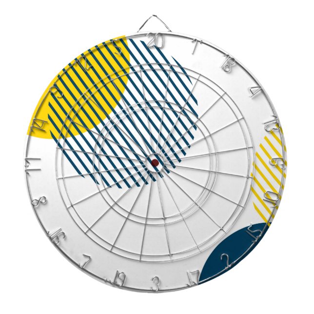Moderne, einfache, minimale, trendige urbane abstr dartscheibe (vorne)