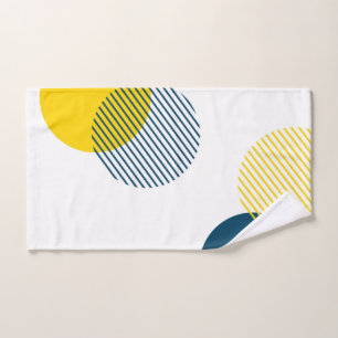 Moderne, einfache, minimale, trendige urbane abstr handtuch