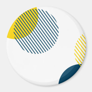 Moderne, einfache, minimale, trendige urbane abstr magnet