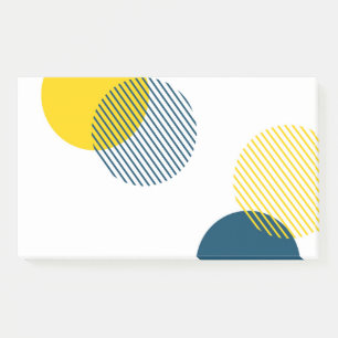 Moderne, einfache, minimale, trendige urbane abstr post-it klebezettel