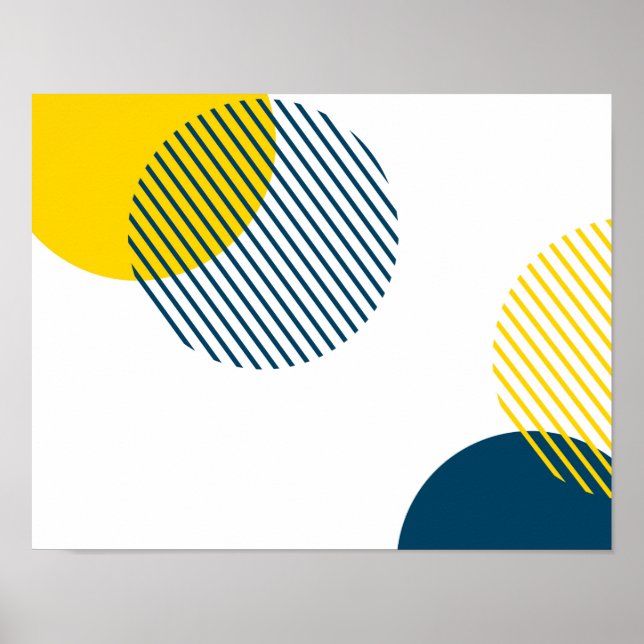 Moderne, einfache, minimale, trendige urbane abstr poster (Vorne)