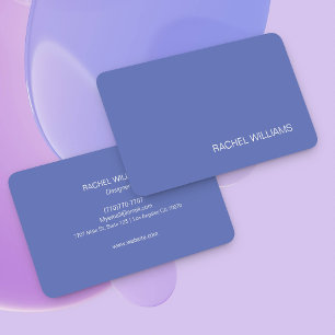 Moderne einfache minimalistische girly hübsche Vis Visitenkarte