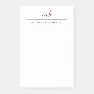 Moderne einfache minimalistische professionelle Mo Post-it Klebezettel