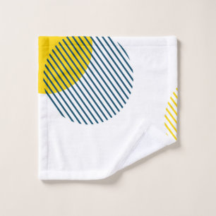 Moderne, einfache, minimalistische, trendige abstr waschlappen