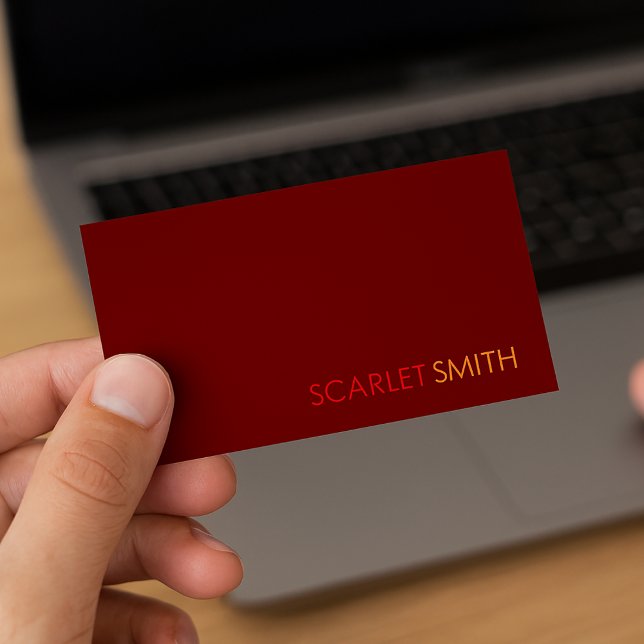 Moderne, einfache, minimalistische Visitenkarte (Von Creator hochgeladen)