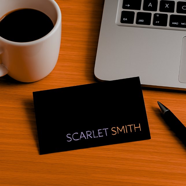 Moderne, einfache, minimalistische Visitenkarte (Von Creator hochgeladen)