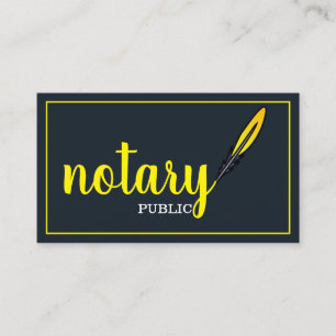 Moderne, einfache mobile Notare - Elegante Schrift Visitenkarte